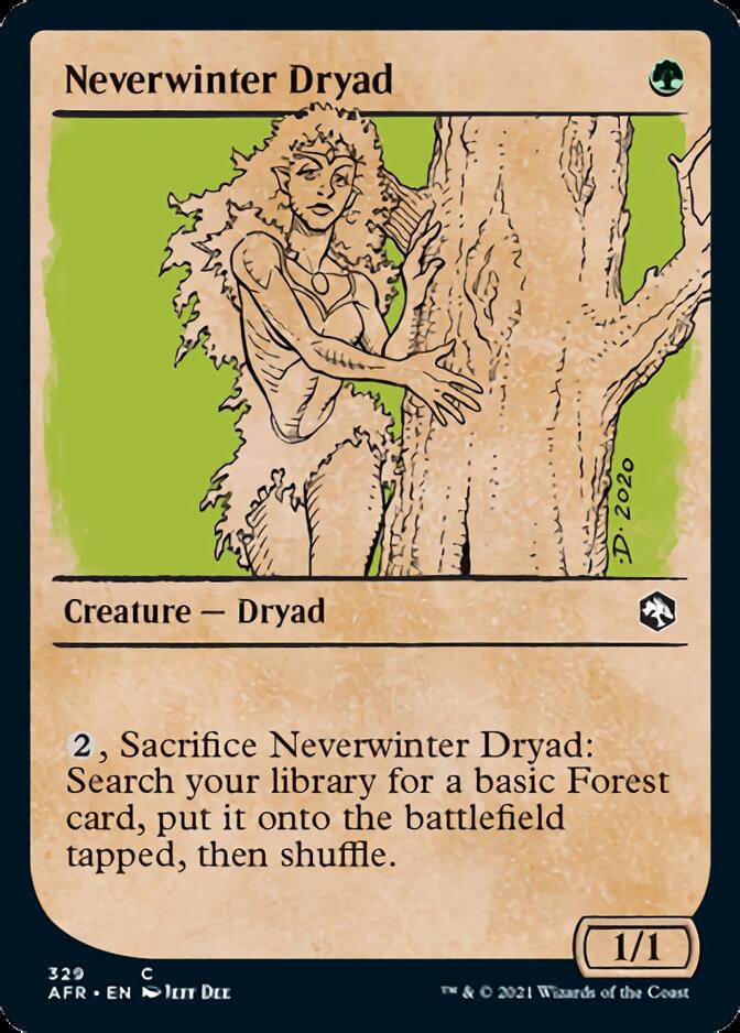 {C} Neverwinter Dryad (Showcase) [Dungeons & Dragons: Adventures in the Forgotten Realms][AFR 329]
