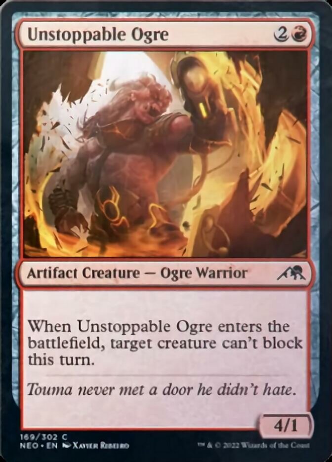 {@C} Unstoppable Ogre [Kamigawa: Neon Dynasty][NEO 169]