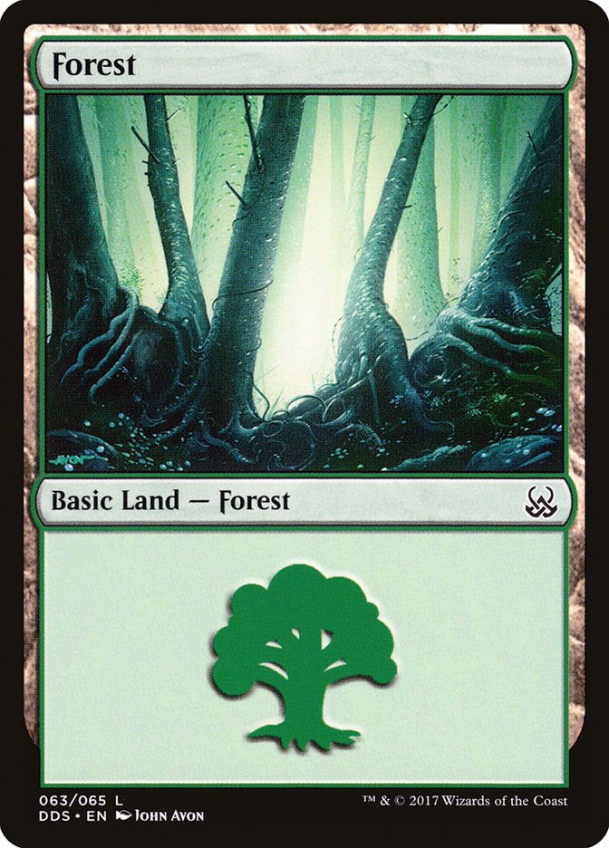 {B}[DDS 063] Forest (63) [Duel Decks: Mind vs. Might]