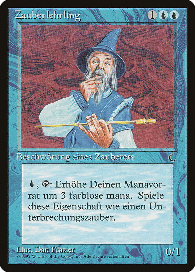 {C} Apprentice Wizard (German) - "Zauberlehrling" [Renaissance][REN 023]