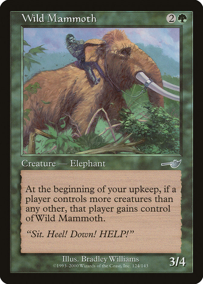 {C} Wild Mammoth [Nemesis][NEM 124]