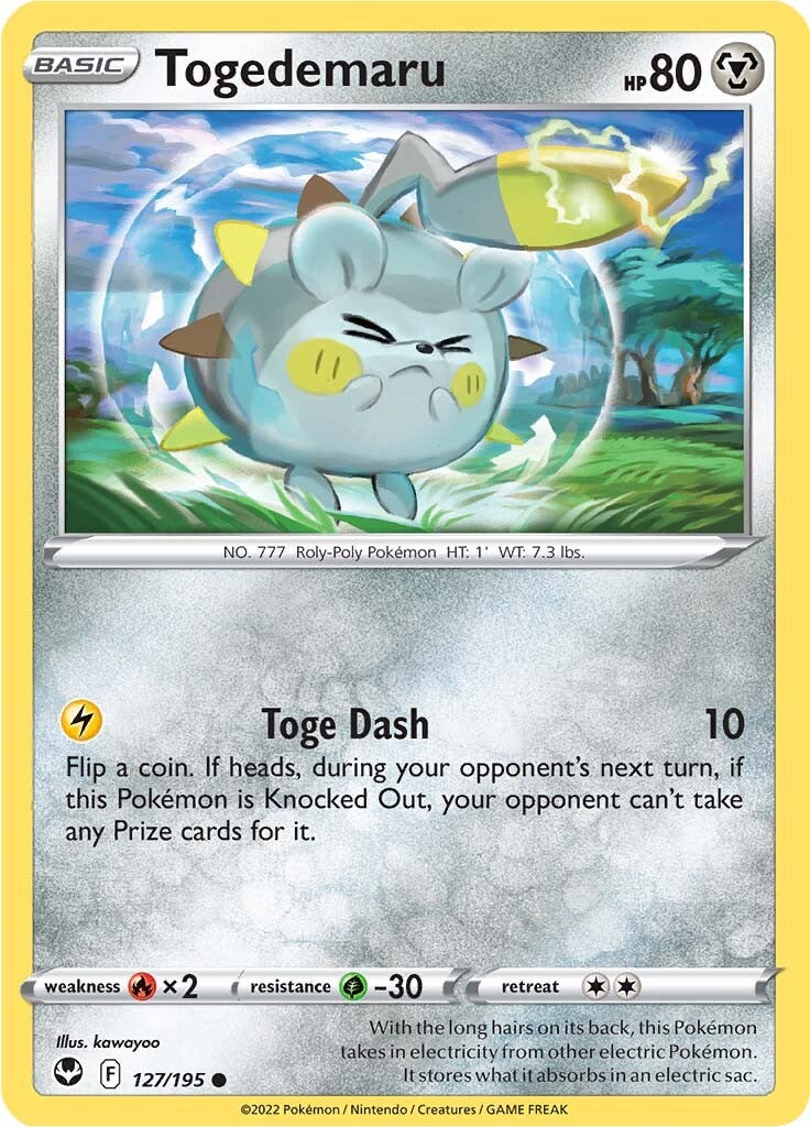 [PKM] Togedemaru (127/195) [Sword & Shield: Silver Tempest]