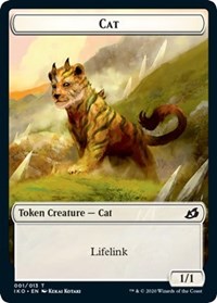 {T} Cat // Human Soldier (003) Double-sided Token [Ikoria: Lair of Behemoths Tokens][TIKO 001]