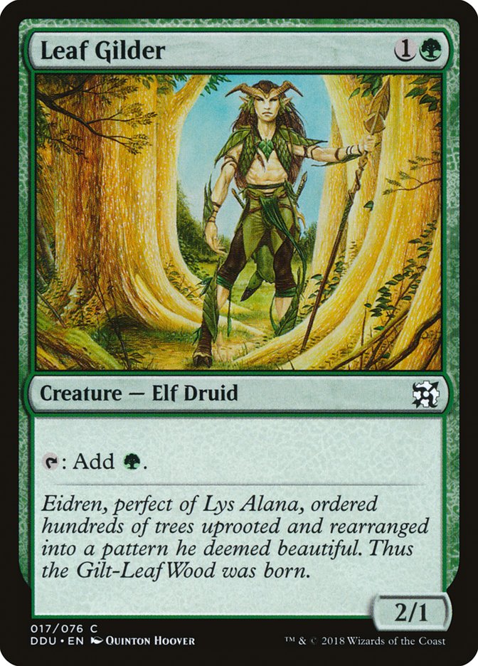 {C} Leaf Gilder [Duel Decks: Elves vs. Inventors][DDU 017]