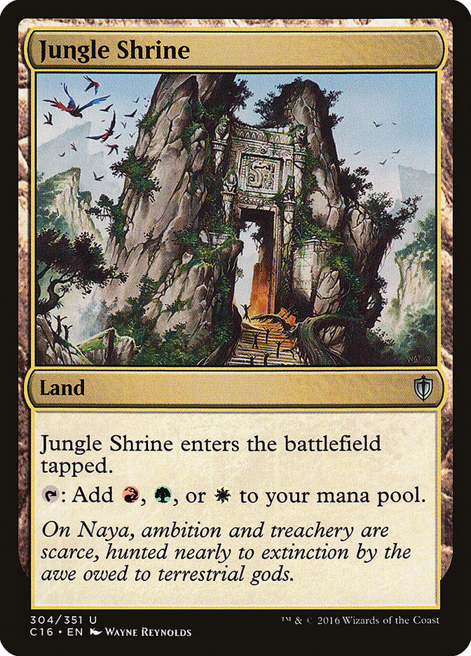 {C} Jungle Shrine [Commander 2016][C16 304]