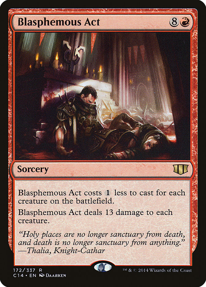 {R} Blasphemous Act [Commander 2014][C14 172]