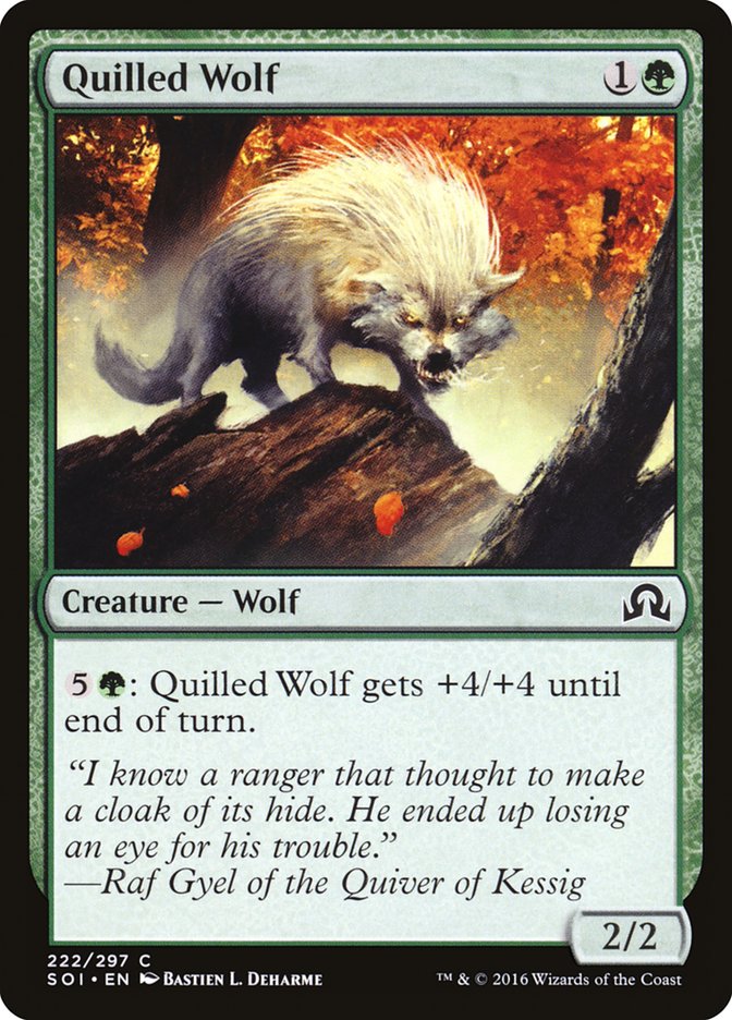 {C} Quilled Wolf [Shadows over Innistrad][SOI 222]