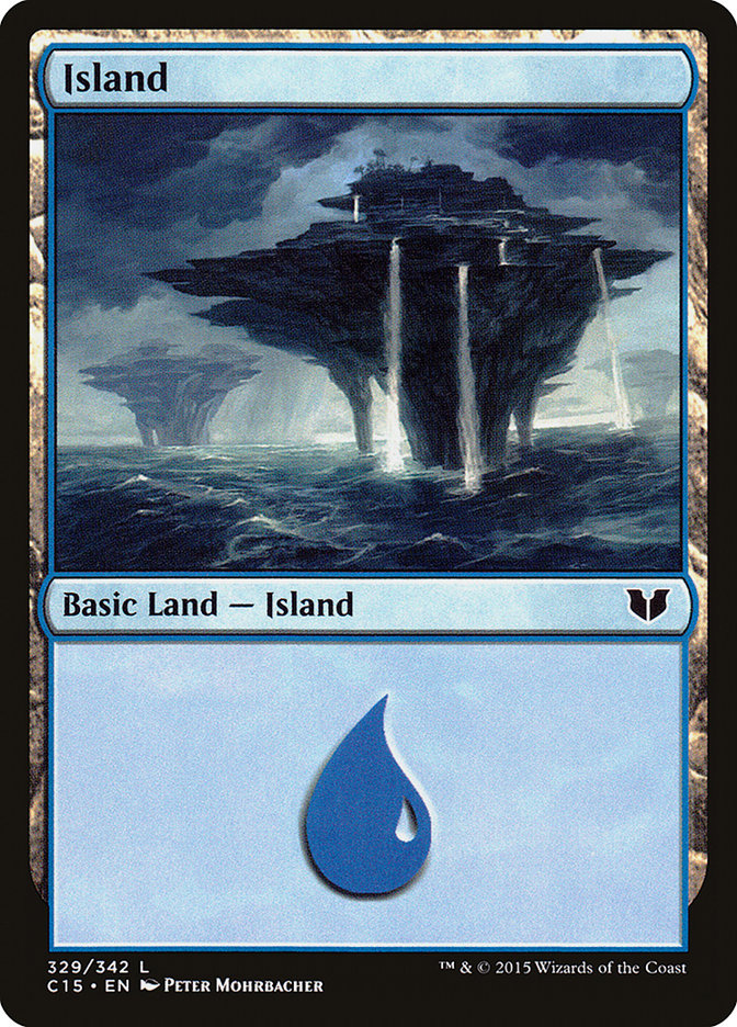 {B}[C15 329] Island (329) [Commander 2015]