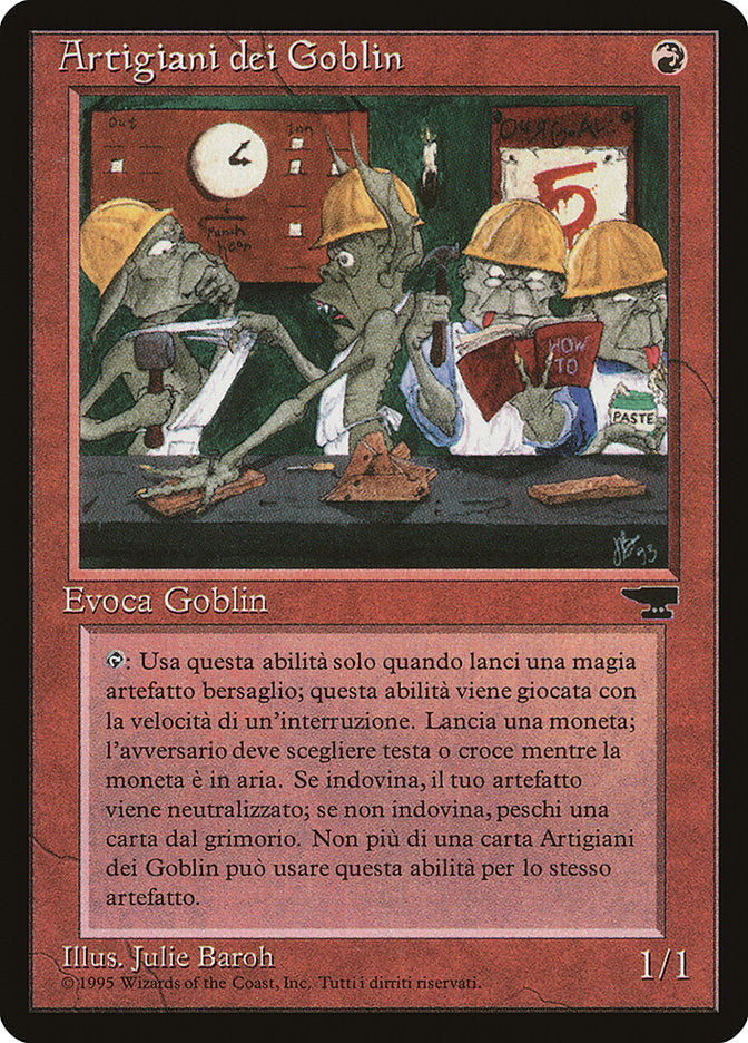 {C} Goblin Artisans (Italian) - "Artigiani dei Goblin" [Rinascimento][RIN 079]