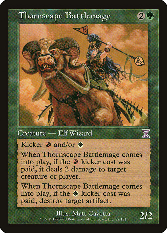 {R} Thornscape Battlemage [Time Spiral Timeshifted][TSB 087]