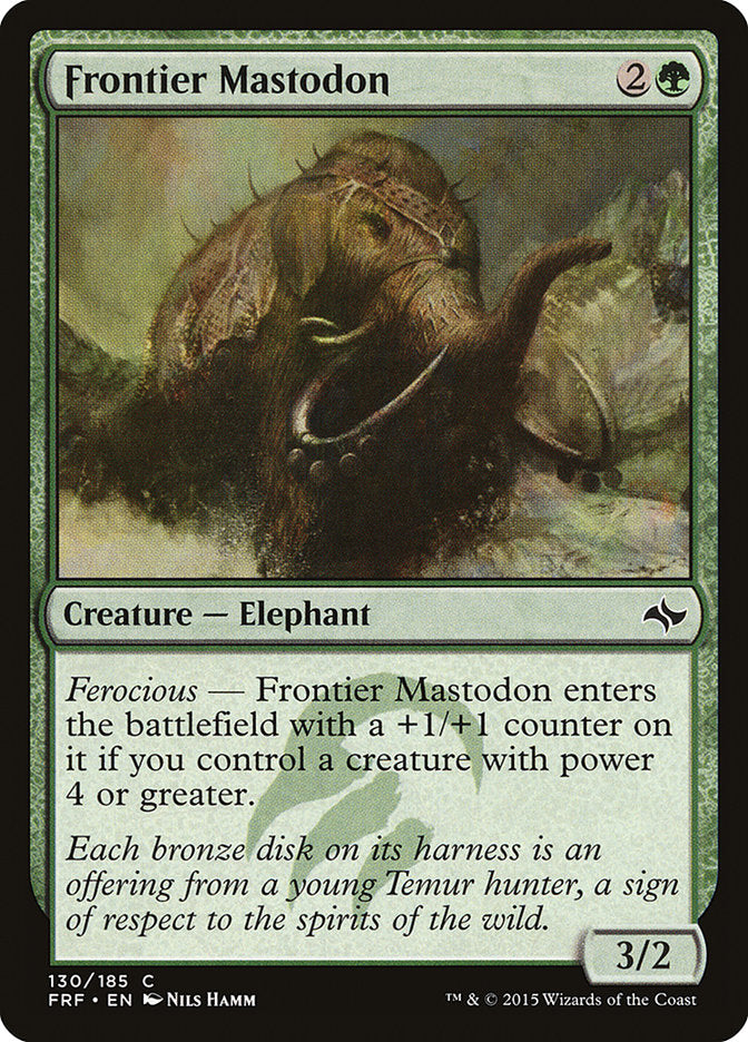 {C} Frontier Mastodon [Fate Reforged][FRF 130]