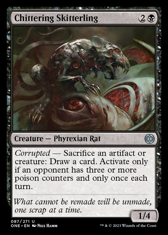 {@C} Chittering Skitterling [Phyrexia: All Will Be One][ONE 087]