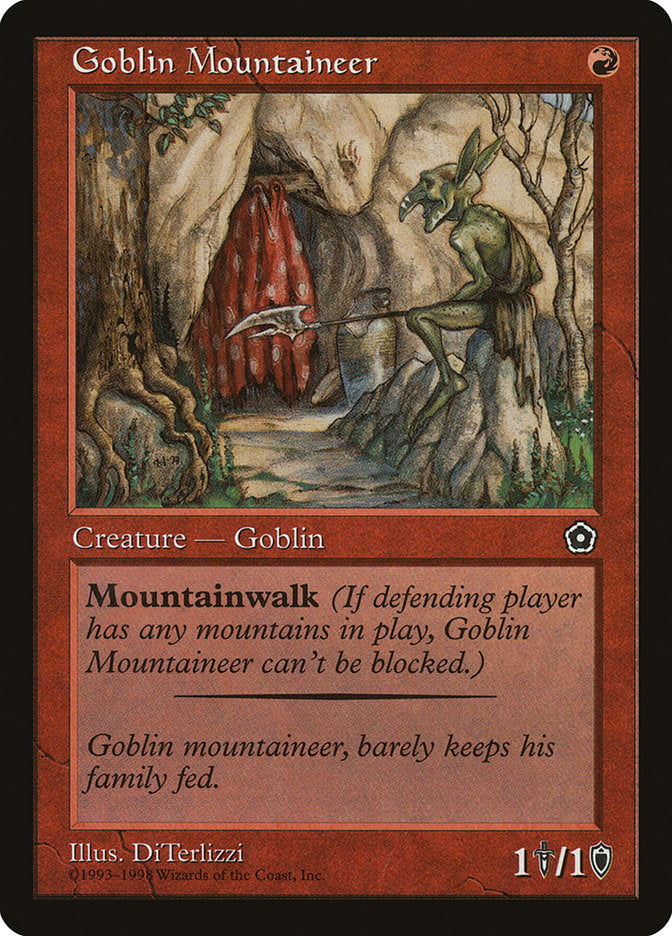 {C} Goblin Mountaineer [Portal Second Age][PO2 101]