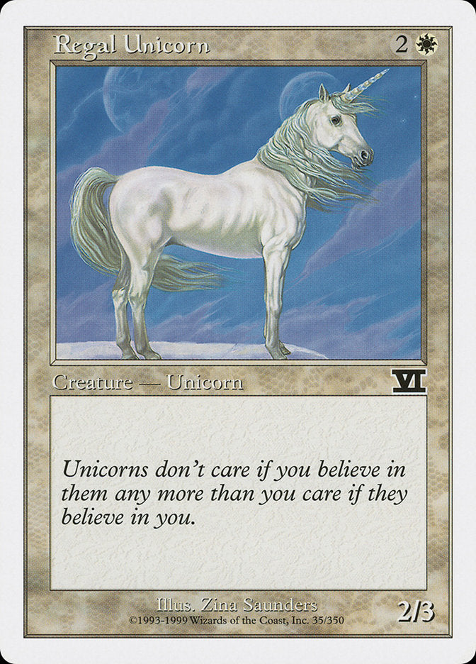 {C} Regal Unicorn [Classic Sixth Edition][6ED 035]