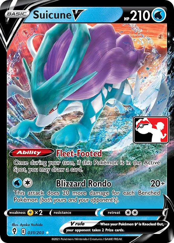 <PP> Suicune V (031/203) [Prize Pack Series One]