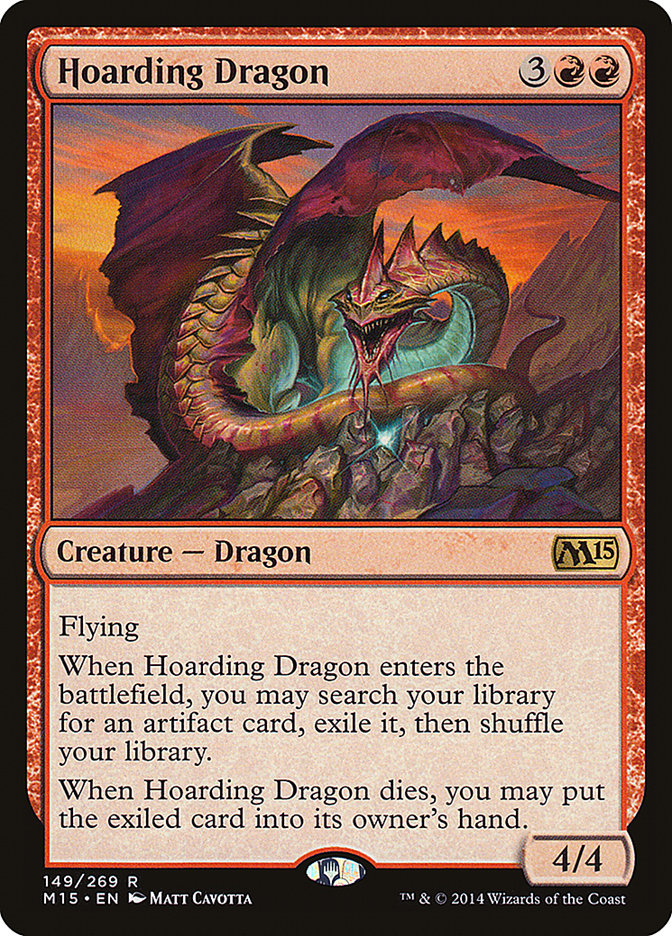 {R} Hoarding Dragon [Magic 2015][M15 149]