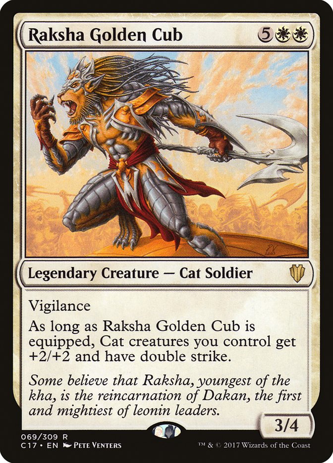 {R} Raksha Golden Cub [Commander 2017][C17 069]