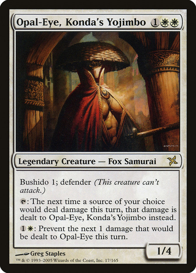 {R} Opal-Eye, Konda's Yojimbo [Betrayers of Kamigawa][BOK 017]