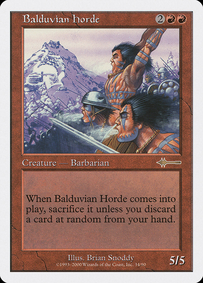 {R} Balduvian Horde [Beatdown][BTD 034]