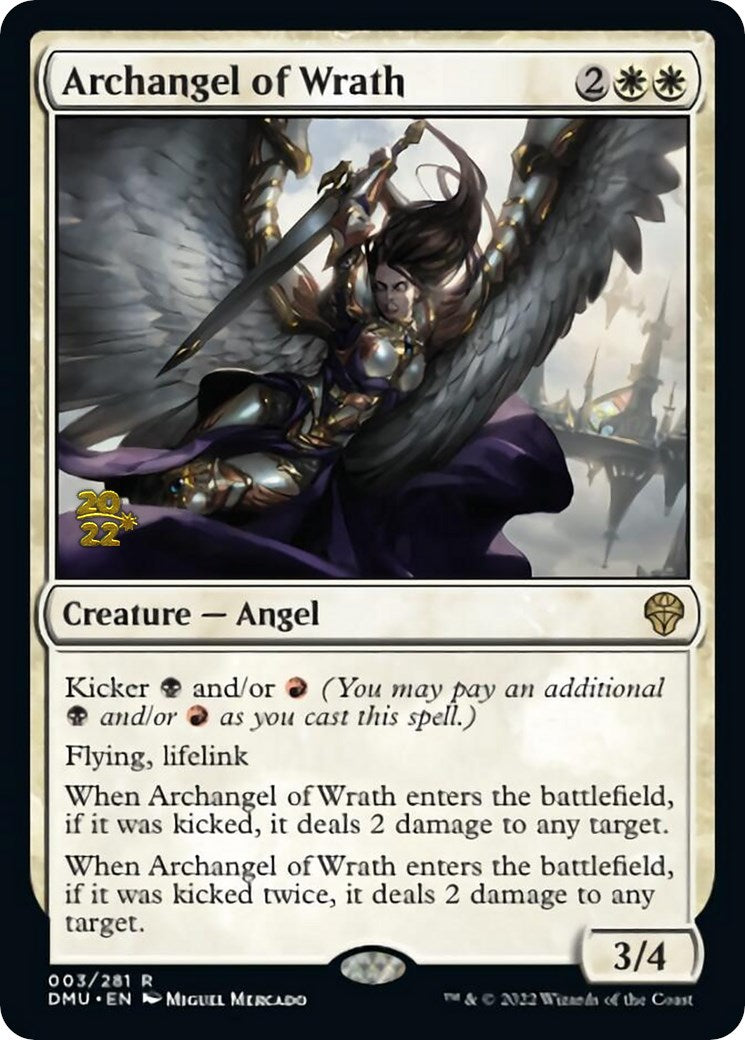 {@R} Archangel of Wrath [Dominaria United Prerelease Promos][PR DMU 003]