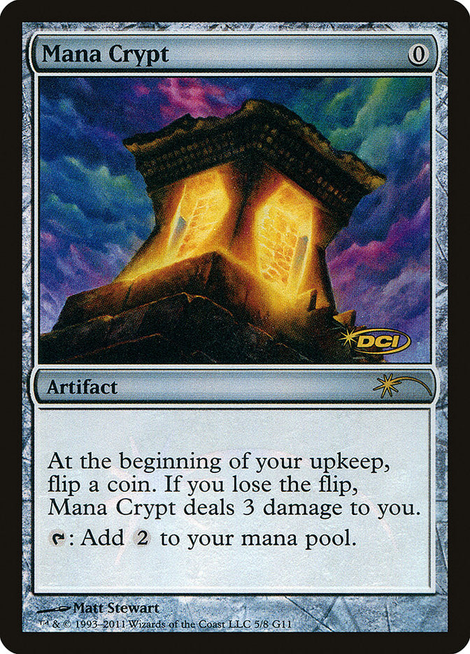{R} Mana Crypt [Judge Gift Cards 2011][PA J11 005]