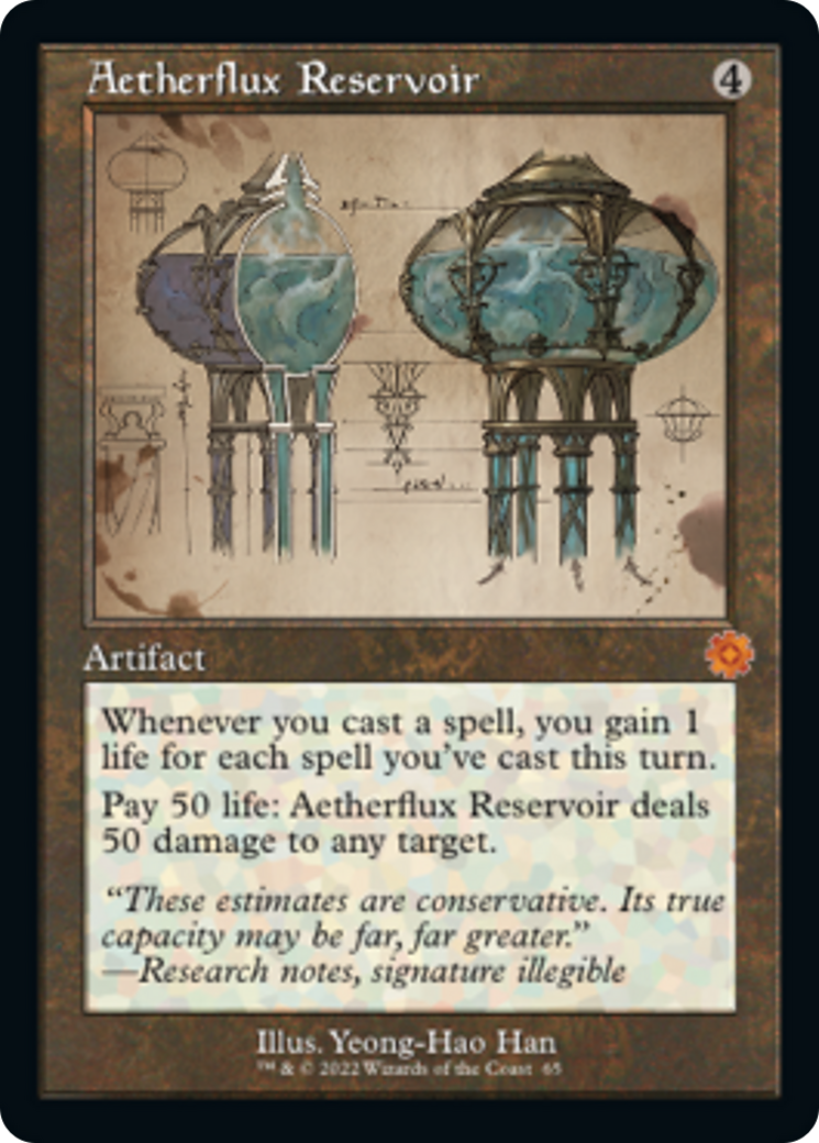 {R} Aetherflux Reservoir (Schematic) [The Brothers' War Retro Artifacts][BRR 065]