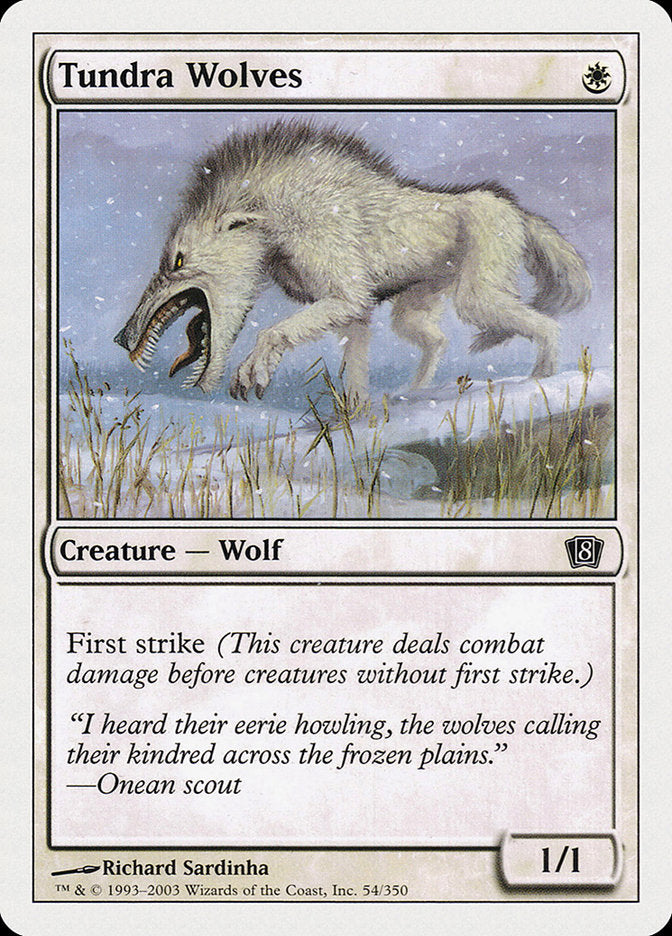 {C} Tundra Wolves [Eighth Edition][8ED 054]
