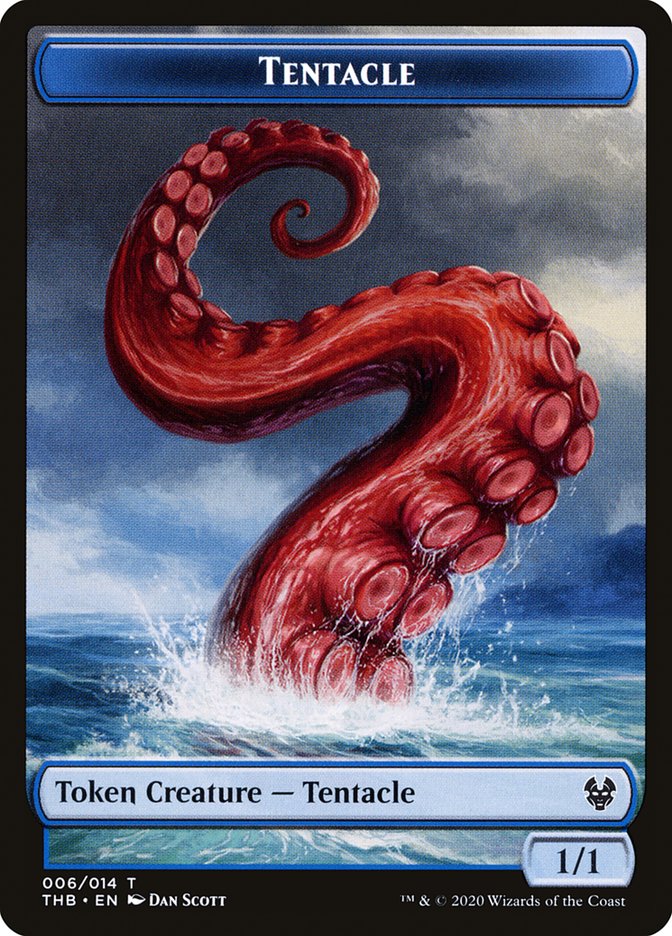 {T} Human Soldier // Tentacle Double-sided Token [Theros Beyond Death Tokens][TTHB 002]