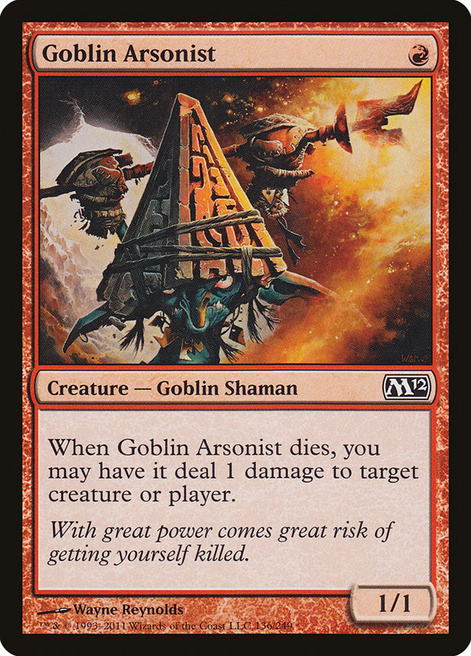 {C} Goblin Arsonist [Magic 2012][M12 136]