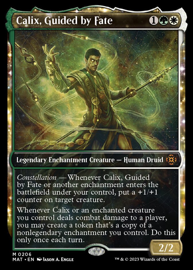 {@R} Calix, Guided by Fate (Showcase Halo Foil) [March of the Machine: The Aftermath][MAT 206]