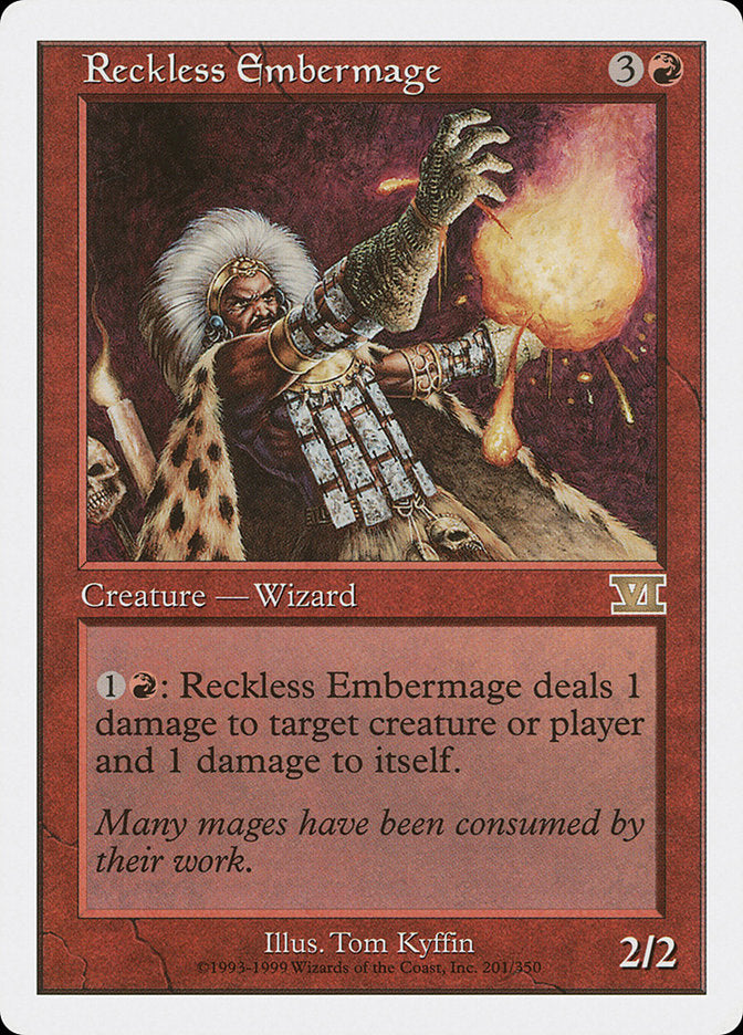 {R} Reckless Embermage [Classic Sixth Edition][6ED 201]