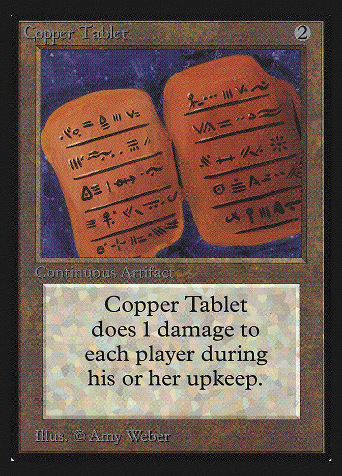 {C} Copper Tablet [Collectorsâ Edition][GB CED 239]