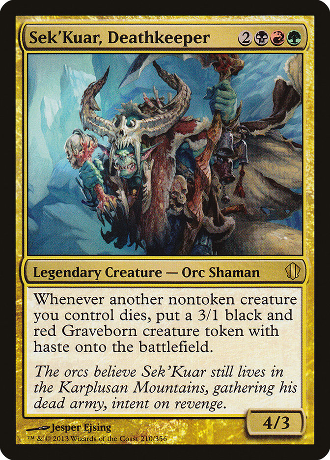 {R} Sek'Kuar, Deathkeeper [Commander 2013][C13 210]