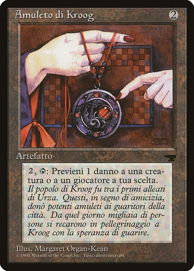 {C} Amulet of Kroog (Italian) - "Amuleto di Kroog" [Rinascimento][RIN 099]