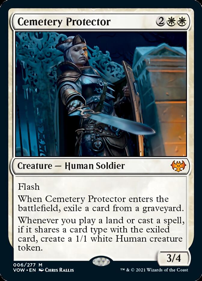 {@R} Cemetery Protector [Innistrad: Crimson Vow][VOW 006]