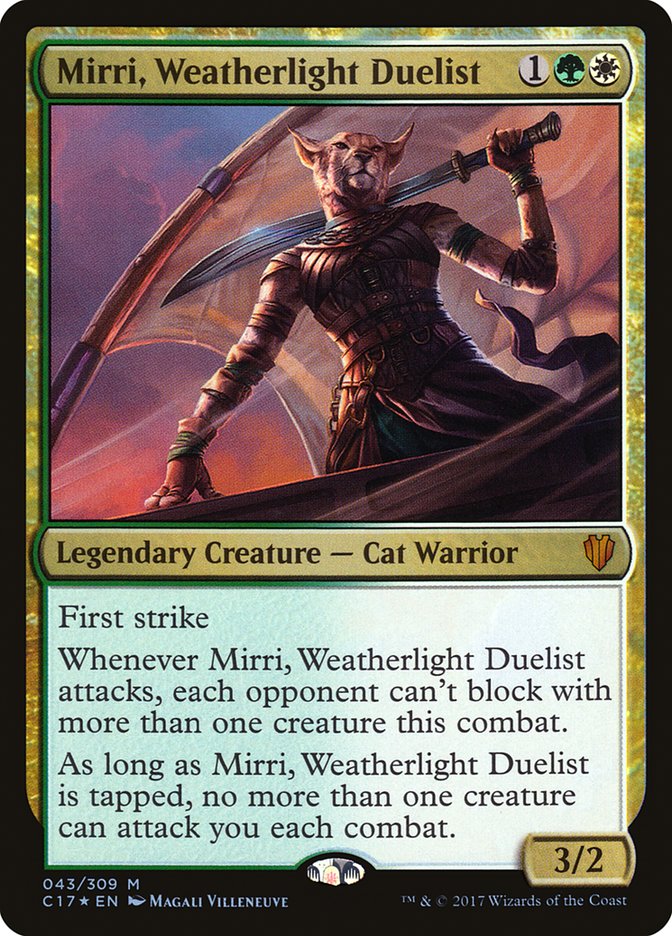 {R} Mirri, Weatherlight Duelist [Commander 2017][C17 043]