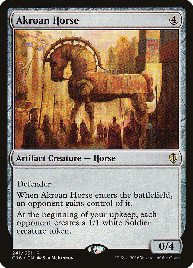 {R} Akroan Horse [Commander 2016][C16 241]