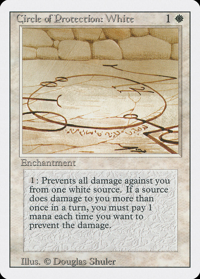 {C} Circle of Protection: White [Revised Edition][3ED 013]