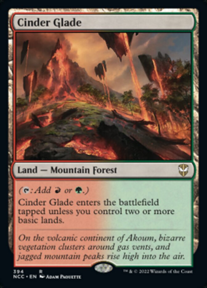 {R} Cinder Glade [Streets of New Capenna Commander][NCC 394]