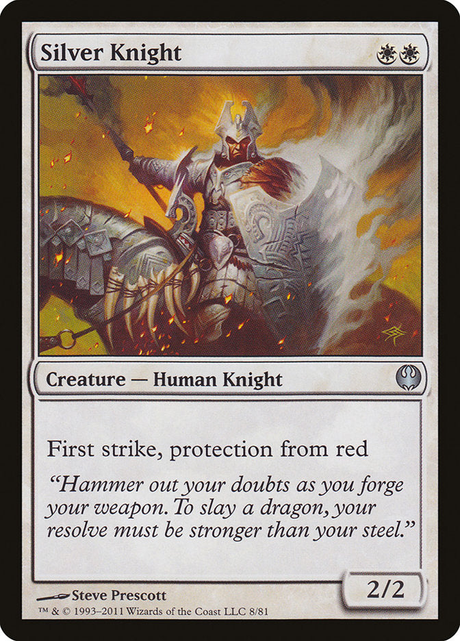 {C} Silver Knight [Duel Decks: Knights vs. Dragons][DDG 008]