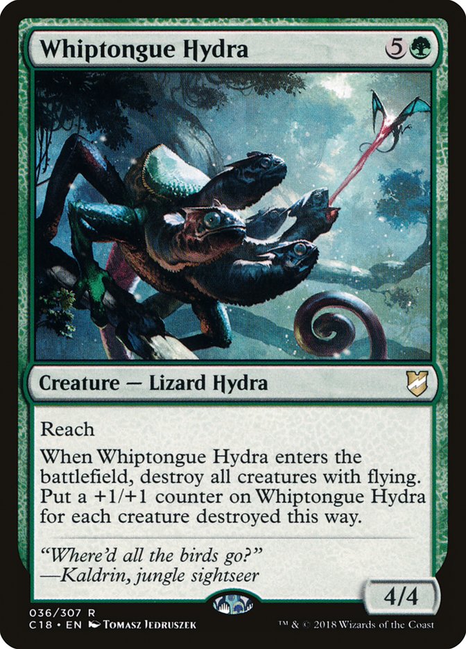 {R} Whiptongue Hydra [Commander 2018][C18 036]