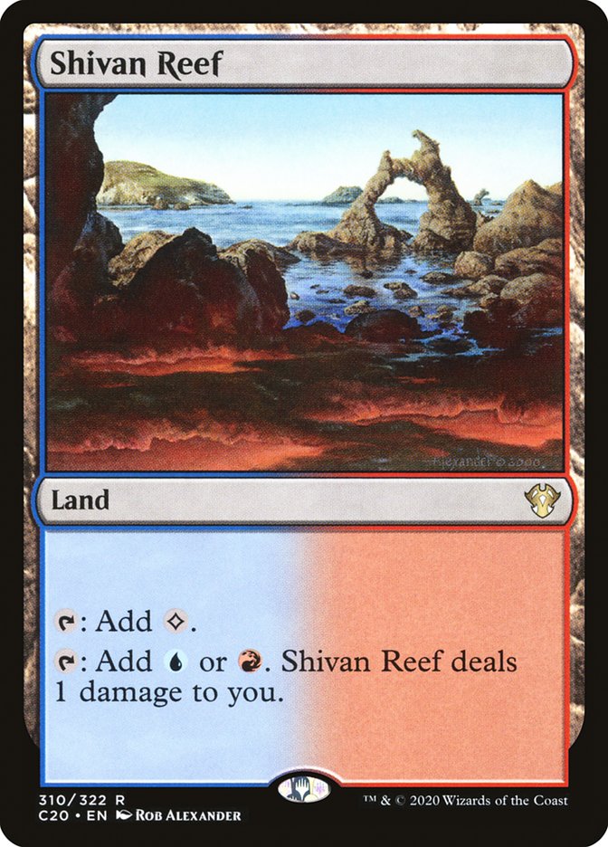 {R} Shivan Reef [Commander 2020][C20 310]
