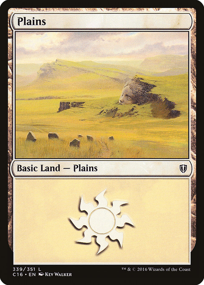 {B}[C16 339] Plains (339) [Commander 2016]