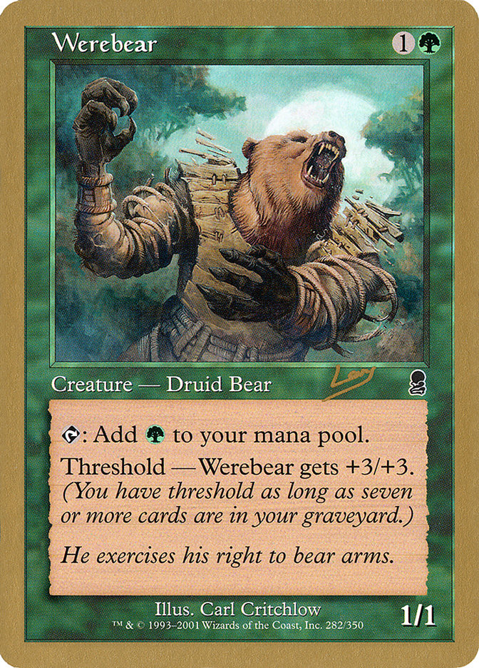 {C} Werebear (Raphael Levy) [World Championship Decks 2002][GB WC02 RL282]