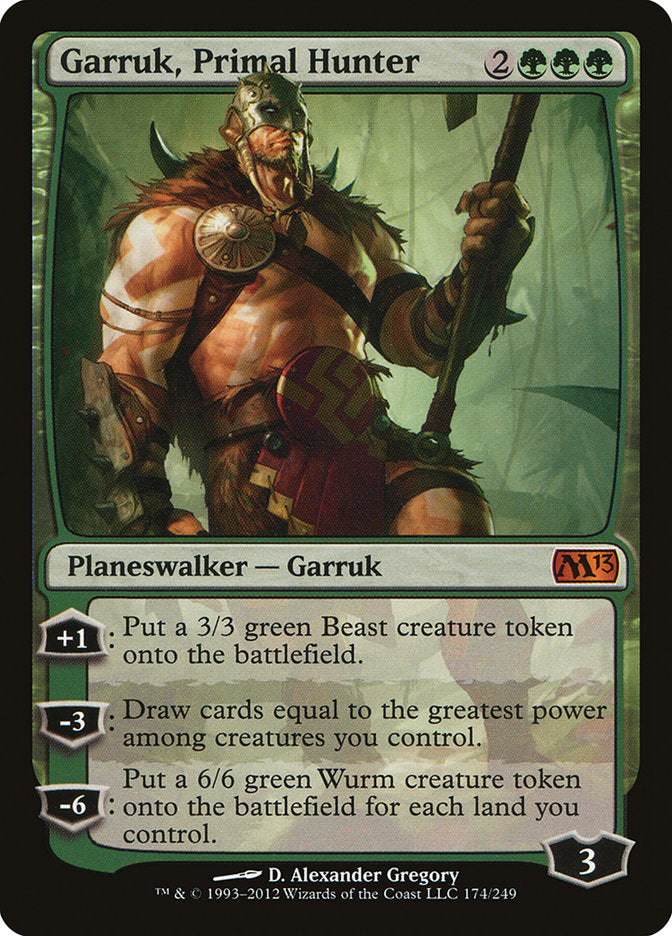 {R} Garruk, Primal Hunter [Magic 2013][M13 174]