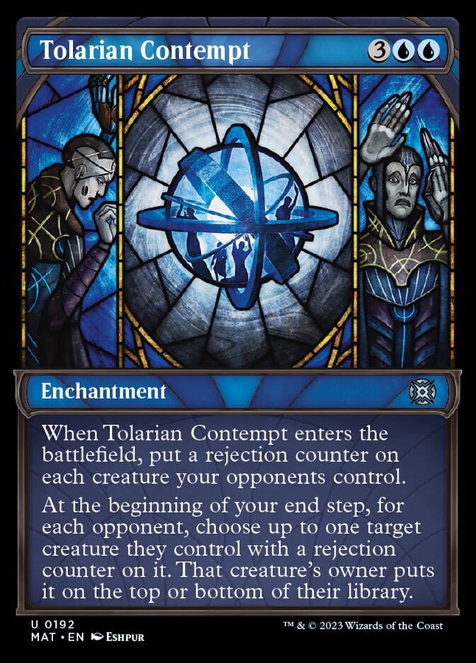 {@C} Tolarian Contempt (Showcase Halo Foil) [March of the Machine: The Aftermath][MAT 192]