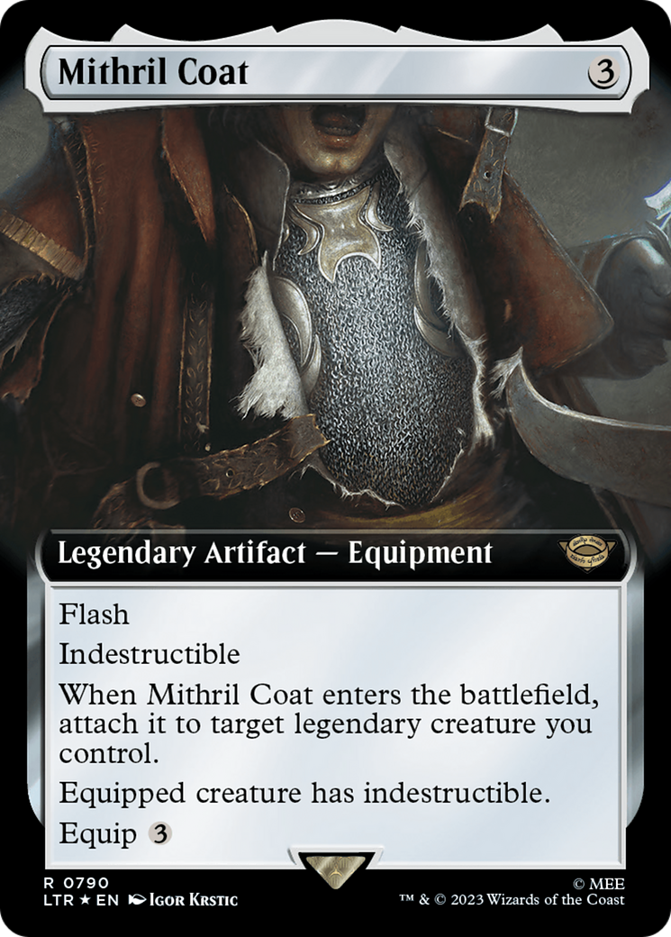{R} Mithril Coat (Extended Art) (Surge Foil) [The Lord of the Rings: Tales of Middle-Earth][LTR 790]
