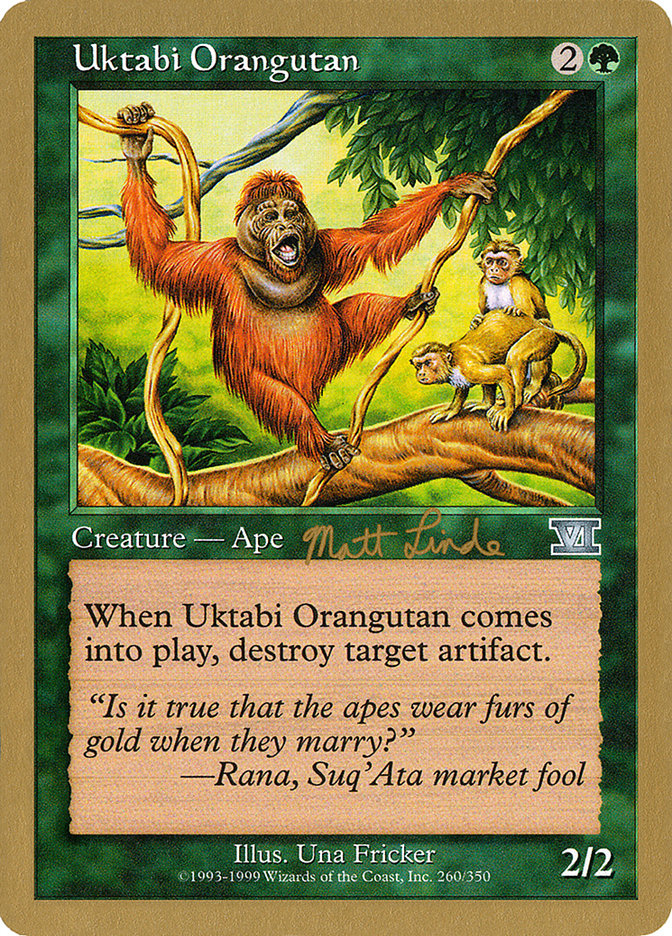 {C} Uktabi Orangutan (Matt Linde) [World Championship Decks 1999][GB WC99 ML260]