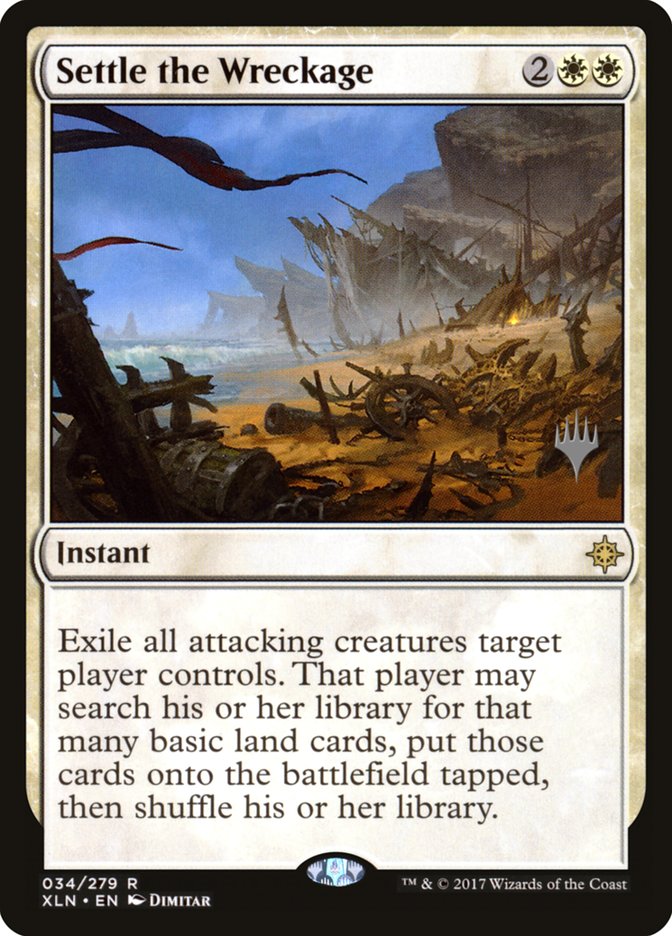 {R} Settle the Wreckage (Promo Pack) [Ixalan Promos][PP XLN 034]