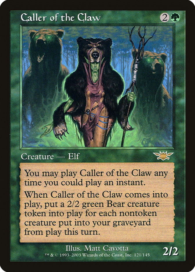 {R} Caller of the Claw [Legions][LGN 121]